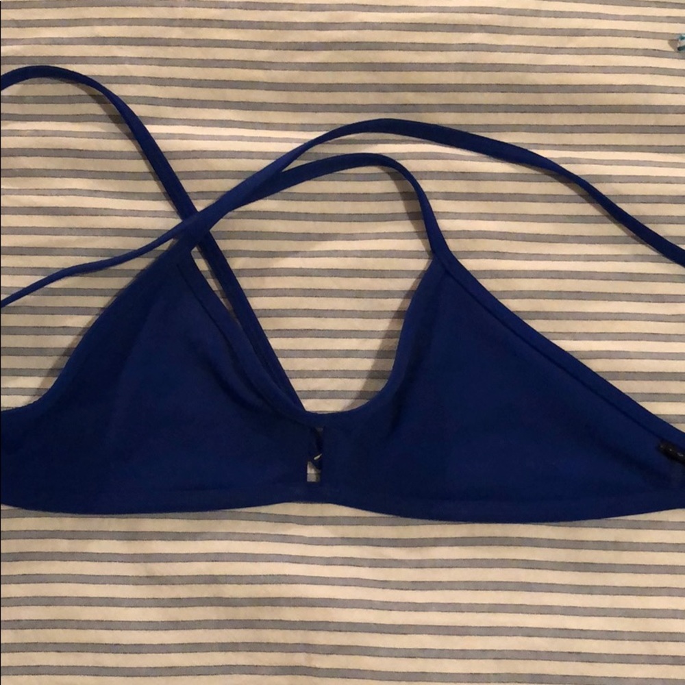 Blue Jolyn bikini top